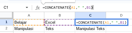 Jawaban Concatenate